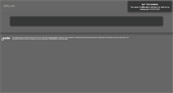 Desktop Screenshot of market.affis.net